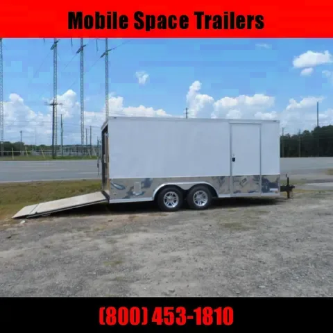 2025 Covered Wagon 8.5x16 MCP White Enclosed Cargo Trailer - Bonaire, GA