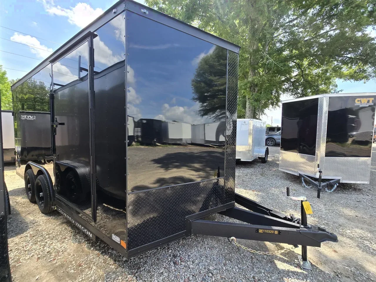 Enclosed 2026 8.5X16 Covered Wagon Trailers 8.5X16 Tandem Axle 10K Enclosed Trailer -eccw8516-110329 8.5 ft. x16 ft.
