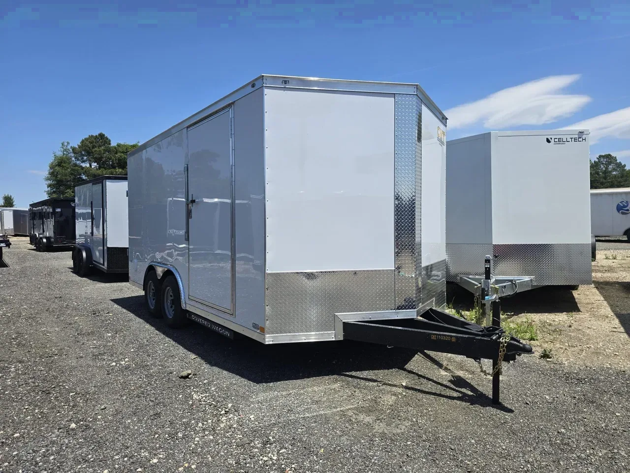 Enclosed 2026 8.5X16 Covered Wagon Trailers 8.5X16 10K Enclosed Trailer -eccw8516-110320 8.5 ft. x16 ft.