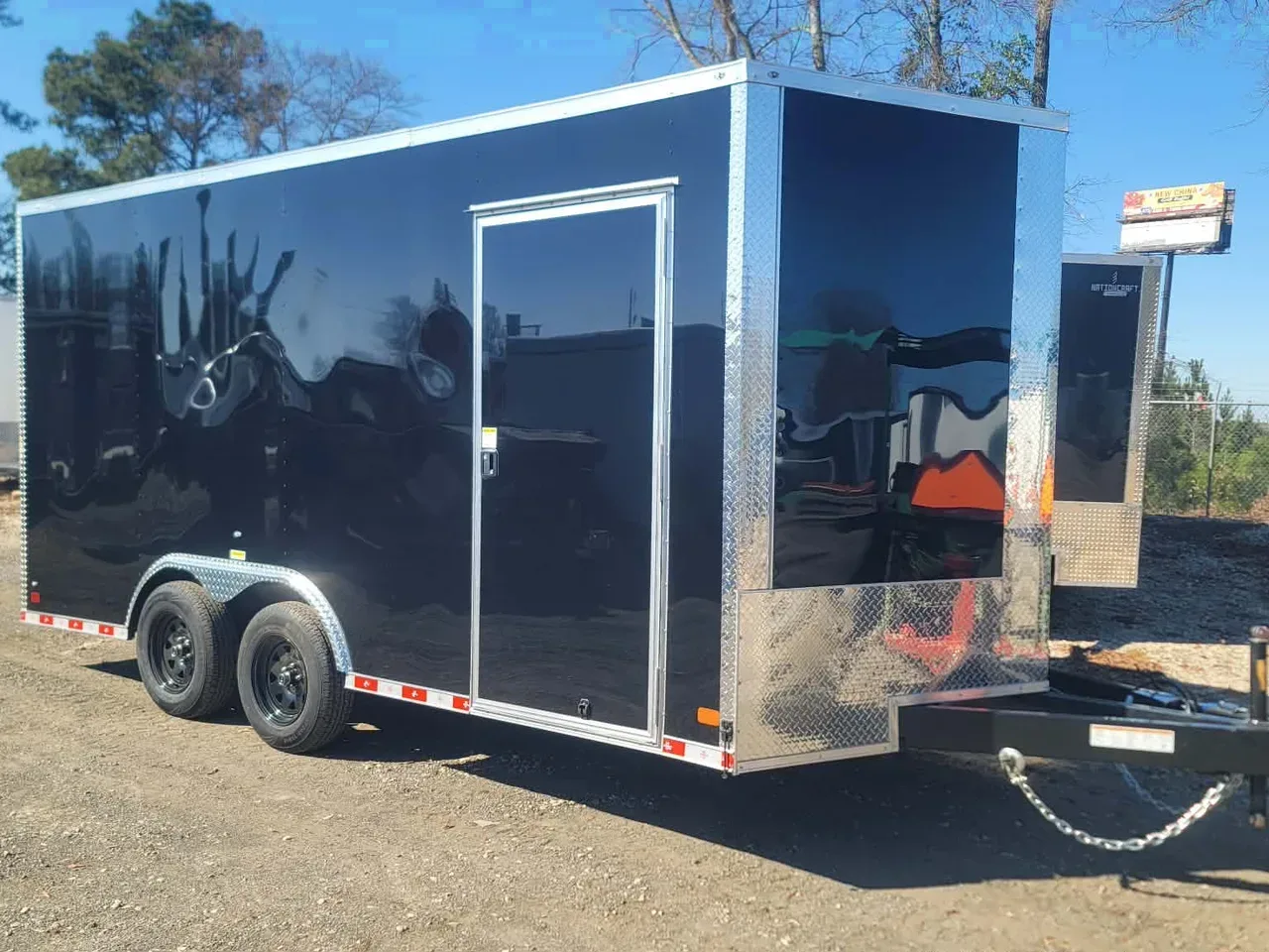 Enclosed 2026 8.5X16 NationCraft Trailers 8.5×16 Tandem Axle 7K Pro Craft Enclosed Trailer -eccw8516-018645 8.5 ft. x16 ft.
