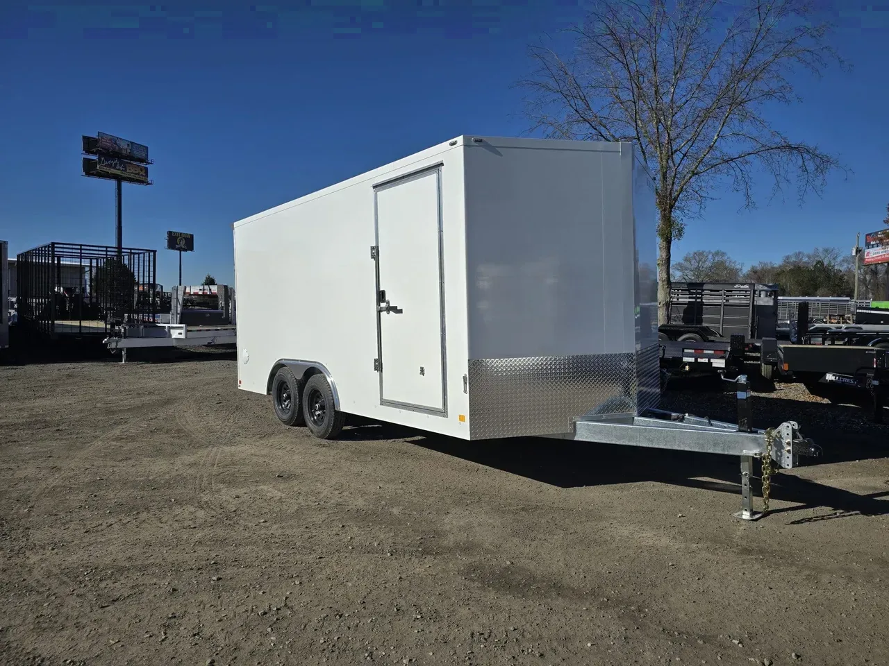 Enclosed 2026 8.5X16 Cell Tech 8.5×16 Tandem Axle 10K Heavy Duty Enclosed Trailer -eccw8516-002054 8.5 ft. x16 ft.