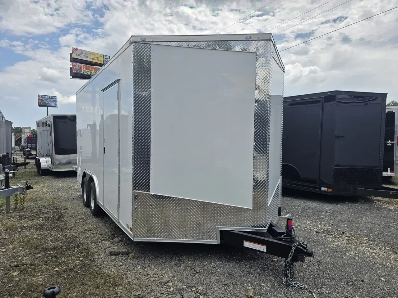 Enclosed 2027 8.5X16 Seed Cargo 8.5X16 7K Enclosed Cargo Trailer With 7′ Interior Height -eccw8516-000236 8.5 ft. x16 ft.