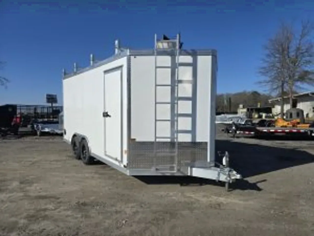 Aluminum 2027 EZ Hauler 8.5'x16′ Enclosed Trailer With Contractor Package