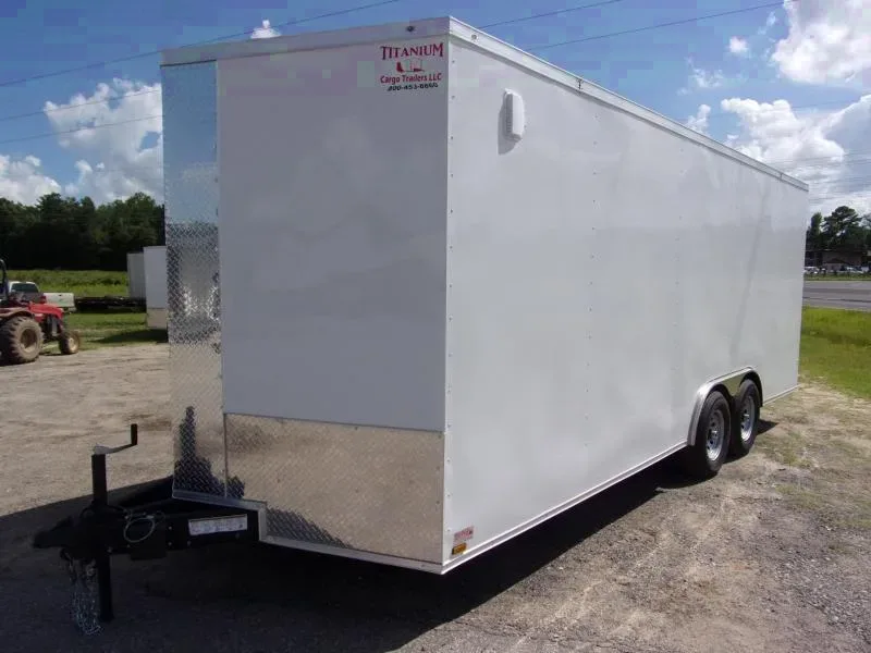 2025 Titanium 8.5x20 Cargo Trailer - Ramp Door Car Hauler - Make Offer