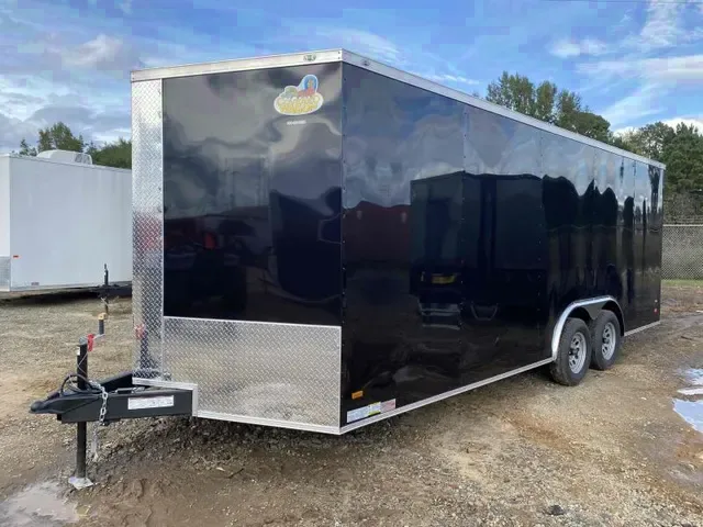 2025 Covered Wagon 8.5x20 Black Car Hauler - Make an Offer