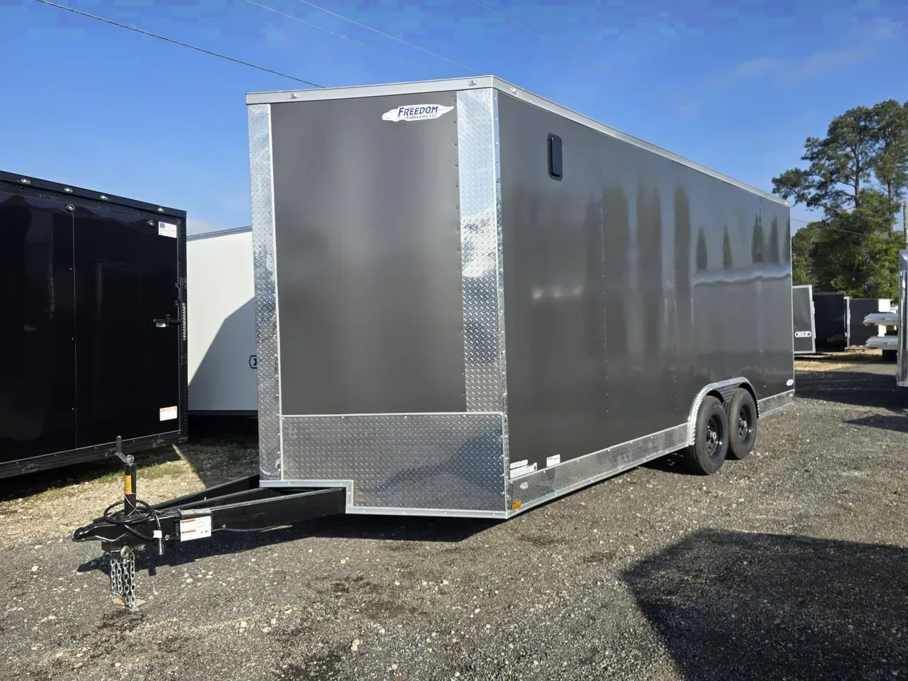 Enclosed 2026 8.5X20 Freedom Trailers 8.5X20 14K Enclosed Car Hauler Trailer With Extra Height -eccw8520-088464 8.5 ft. x20 ft.