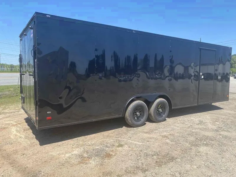 2025 Covered Wagon 8.5x24 Blackout Ramp Door Enclosed Cargo Trailer