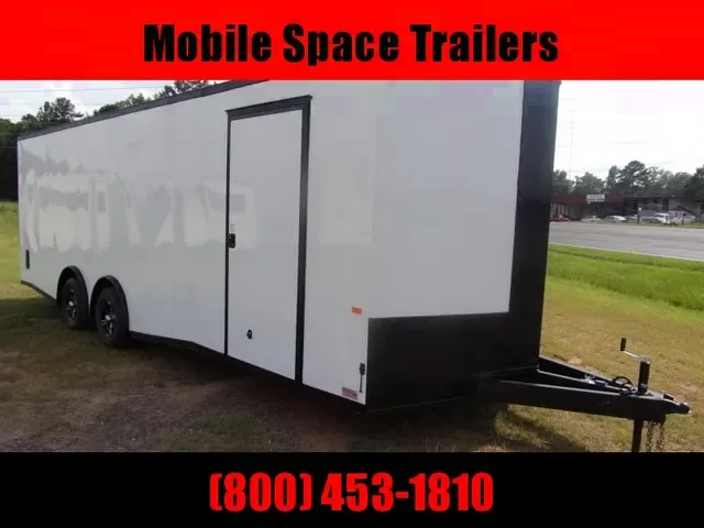 2025 Rock Solid Cargo 8.5x24 Enclosed Trailer – Blackout, Ramp Door