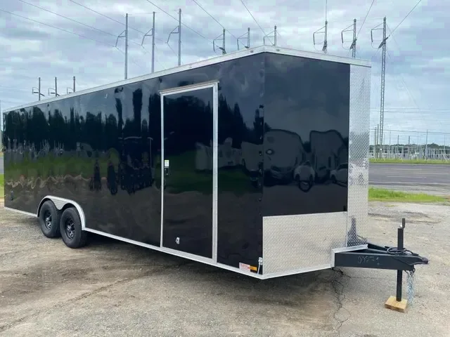 2025 Titanium 8.5x24 Black Car Hauler - 10,000 lbs GVWR