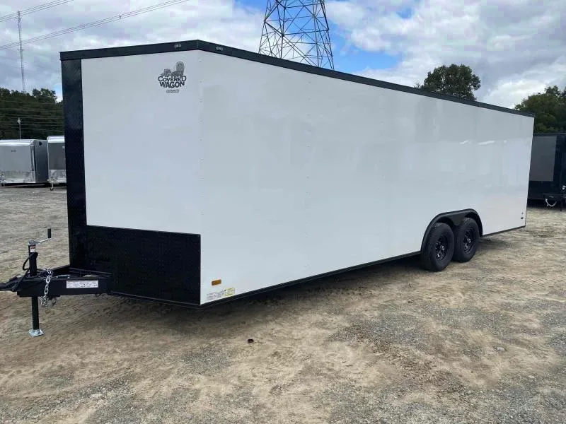 Premium 2025 Covered Wagon 8.5x24 Enclosed Cargo Trailer - Offer Welcome