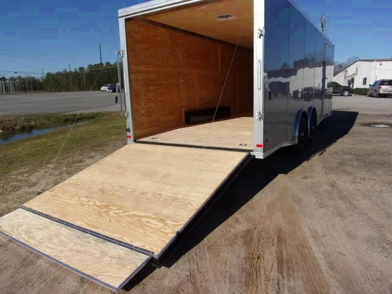 2025 Covered Wagon 8.5x24 Silver Enclosed Cargo Trailer - Bonaire, GA