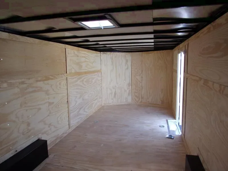 2025 Covered Wagon 8.5x24 Charcoal Cargo Trailer with Ramp