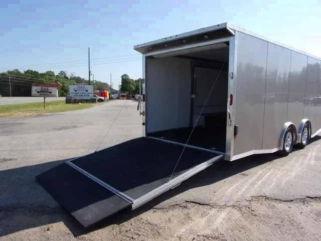 2025 Mission 8.5x24 Pewter Enclosed Cargo Trailer - Make Offer
