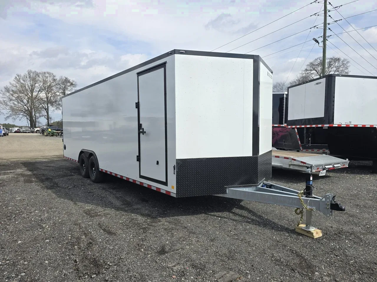 Enclosed 2026 8.5X24 Cell Tech 8.5×24 Tandem Axle 14K Heavy Duty Enclosed Steel Trailer -eccw8524-002079 8.5 ft. x24 ft.