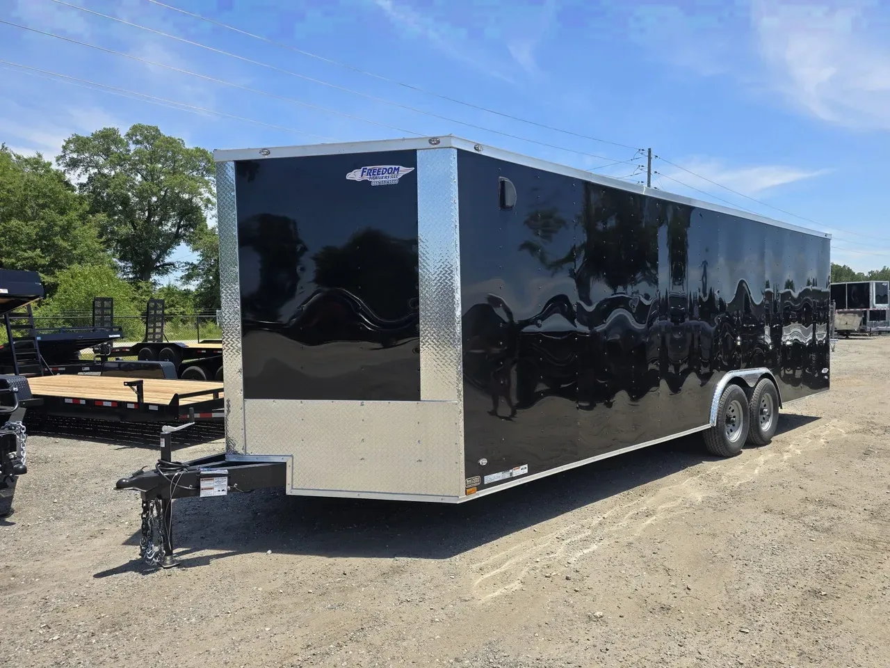 Enclosed 2026 8.5X24 Freedom Trailers 8.5×24 10K Enclosed Car Hauler Trailer -eccw8524-088707 8.5 ft. x24 ft.