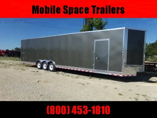 2025 Elite 8.5x32 White Enclosed Cargo Trailer - Bumper Pull