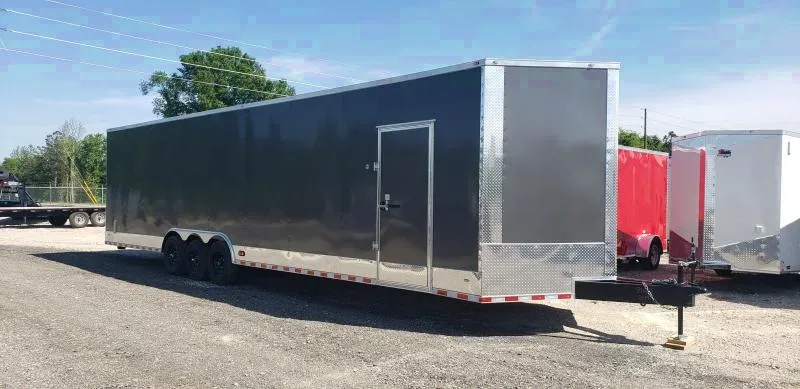 Car Hauler Trailer 8x36 triple 7k Axle Enclosed 2 carhauler
