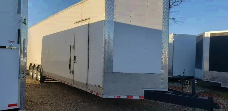 Car Hauler Trailer 8.5x36 triple 7k Axle Enclosed 2 carhauler