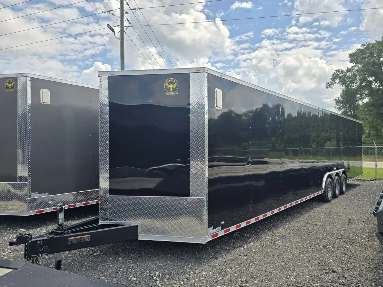 Car Hauler Trailer 2027 8.5X36 Elite Trailers 8.5×36 12K Enclosed 2 Car Hauler Trailer