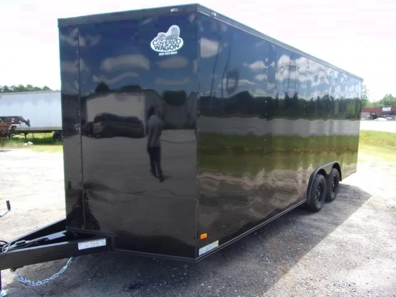 2025 Covered Wagon 8.5x20 Blackout Semi-Screwless Carhauler – Your Offer Awaits!