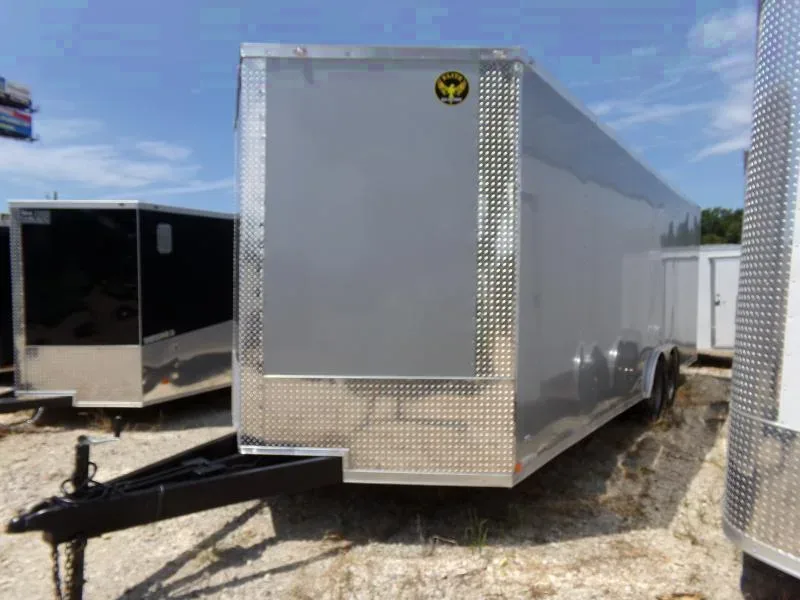 New 2025 Elite 8x24 Enclosed Carhauler - 10K GVWR, Silver