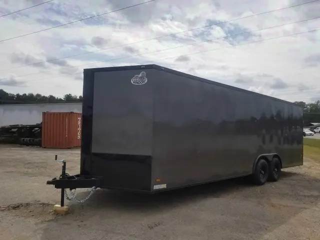 Stylish 2025 Covered Wagon 8x24 Enclosed Cargo Trailer with Ramp Door - Make an Offer