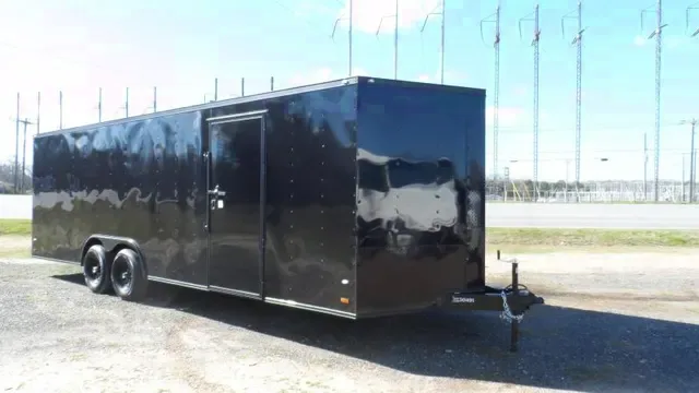2025 Covered Wagon 8x24 Blackout Cargo Trailer - Submit Your Offer