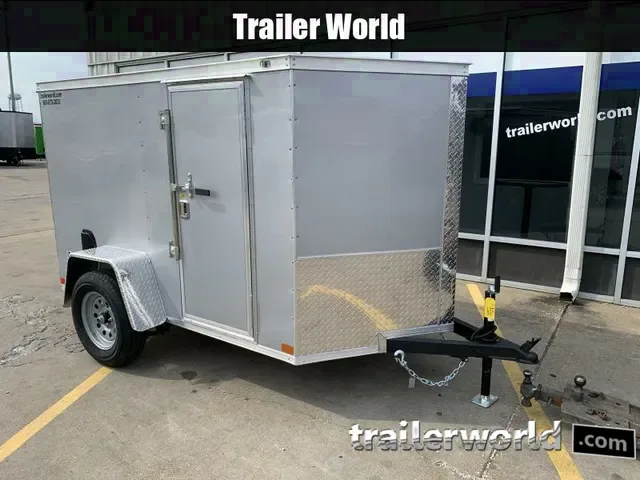 2025 Covered Wagon 5x8 Single Axle Enclosed Cargo Trailer