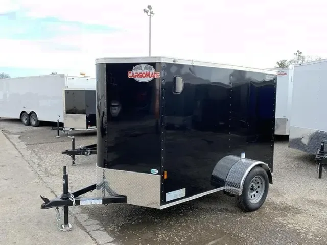 New 2025 Continental Cargo 5x8 Enclosed Trailer - Black