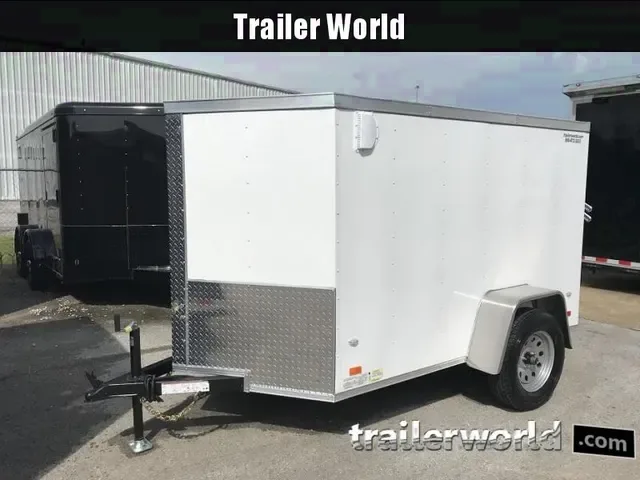 2025 Covered Wagon 5x8 V-Nose Enclosed Cargo Trailer
