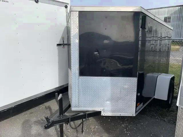2018 Covered Wagon 5 x 8 V-Nose Enclosed Cargo Trailer
