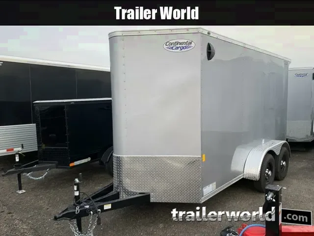 2025 Continental Cargo 6' x 12' x 6.5' Tandem Axle Cargo / Enclosed Trailer