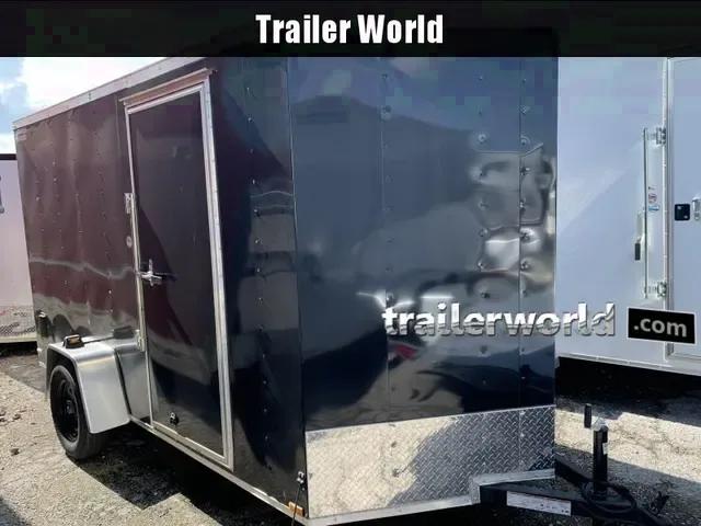 2025 6x12 Enclosed Cargo Trailer with Double Rear Doors