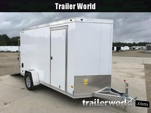 Make an Offer: Versatile 6x12 White Enclosed Cargo Trailer