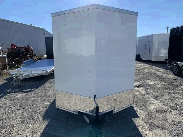 Pre-Owned 2022 6x12 Enclosed Cargo Trailer with Double Doors - Great Value