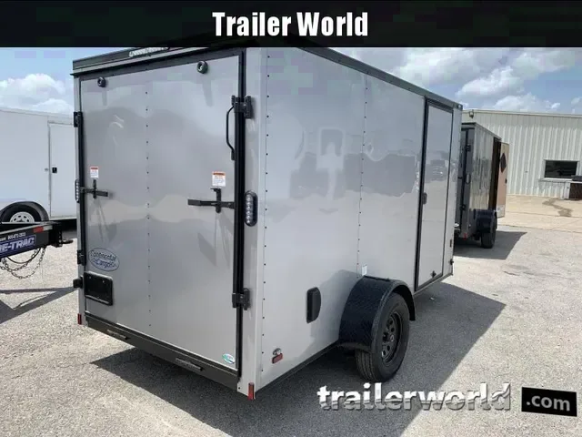 2025 Continental Cargo 6x12 Silver Enclosed Trailer - Submit Offer