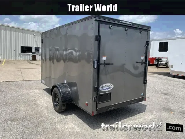 2025 Continental Cargo 6x12 Charcoal Enclosed Trailer - Your Offer