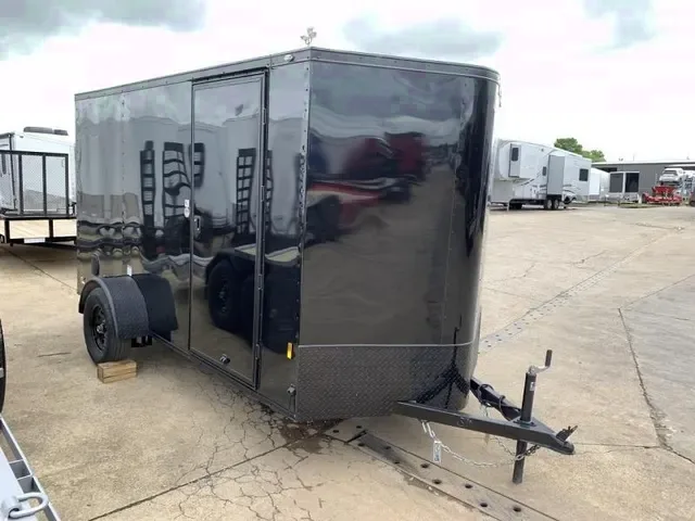 2025 Continental Cargo 6x12 Black Enclosed Trailer - Best Offer