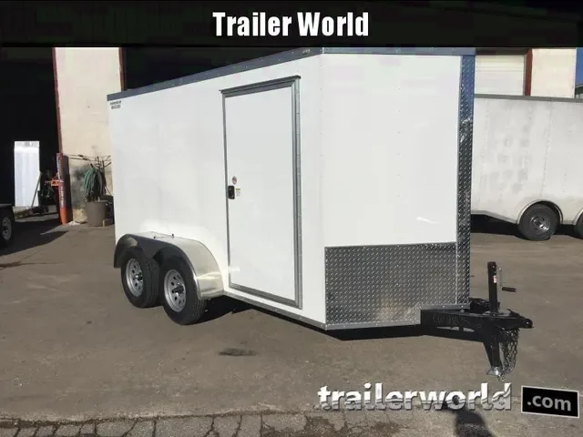 2025 Covered Wagon 6x12 Cargo Trailer w/ V-Nose & Ramp Door - Make an Offer!