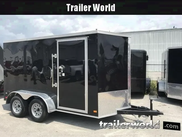2025 Covered Wagon 6x12 Tandem V-Nose Enclosed Cargo Trailer