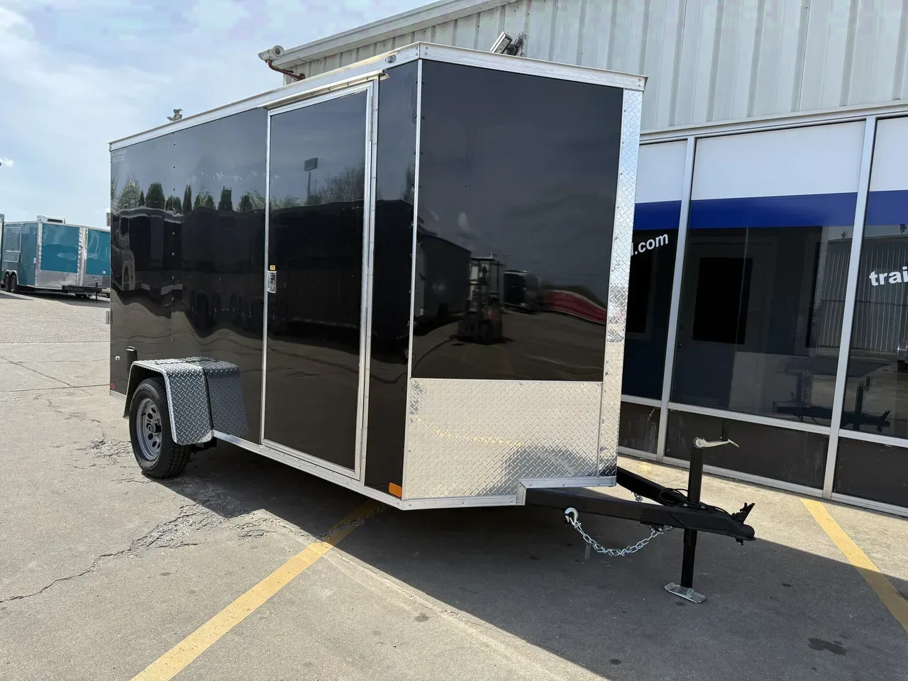 111063 - 2026 Covered Wagon 6' x 12' X 6'6" Single Axle Cargo / Enclosed Cargo Trailer