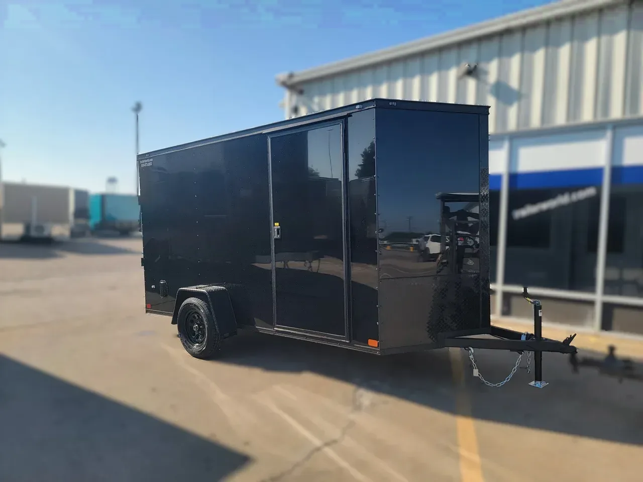 113212 - 2027 Miscellaneous CW Enclosed Cargo Trailer 6' x 12' Cargo Trailer