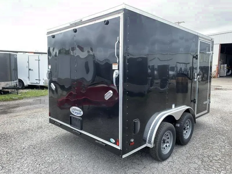 2025 Continental Cargo 7.5x12 Black Enclosed Trailer - Bowling Green, KY