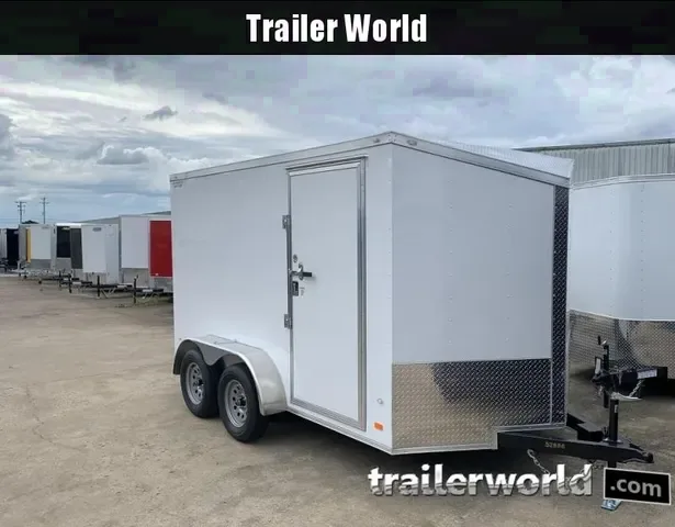 2025 Covered Wagon 7 x 12 V-Nose Cargo Trailer with Ramp Door - Bowling Green, KY