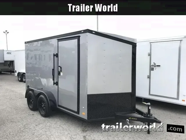 2025 Covered Wagon 7x12 V-Nose Enclosed Bumper Pull Cargo Trailer