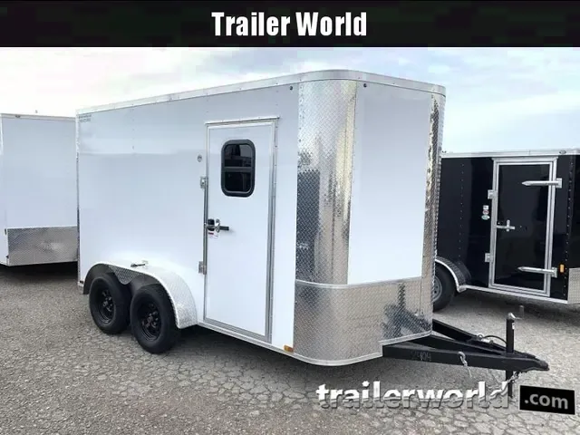 White Enclosed Cargo Trailer 7 x 14 - Bowling Green, KY
