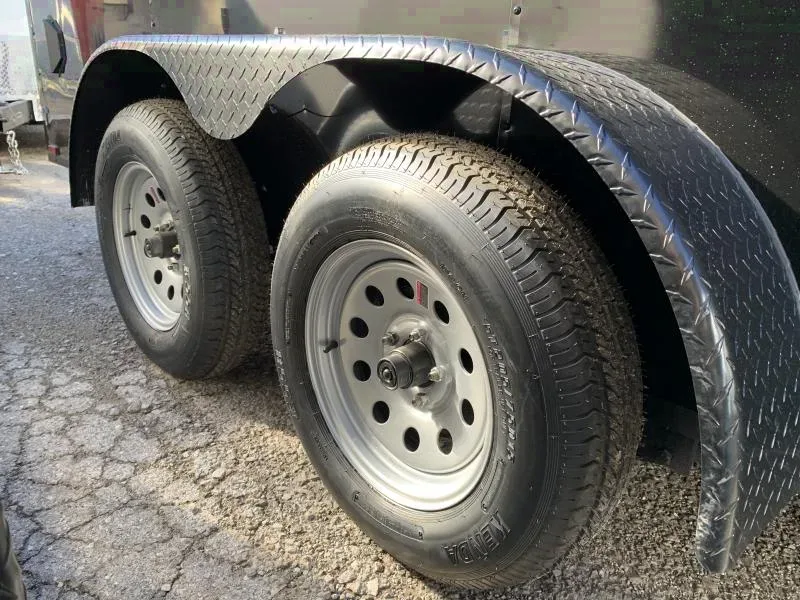 2025 Black 7x16 Tandem Axle Enclosed Cargo Trailer for Offer
