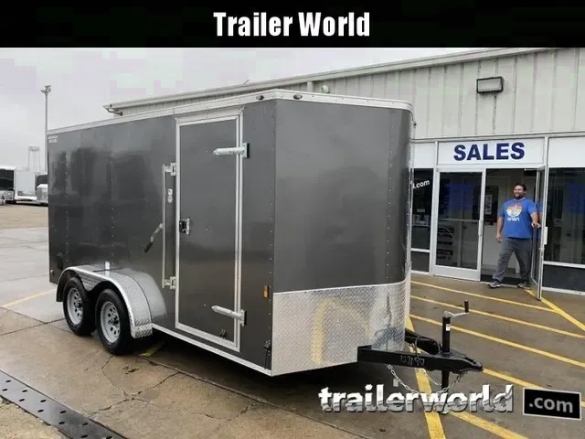 New 2025 Continental Cargo 7x14 V-Nose Enclosed Trailer