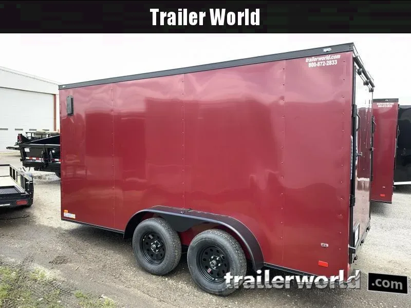 2025 Covered Wagon 7x14 V-Nose Enclosed Cargo Trailer