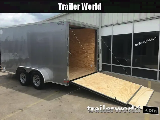 2025 Covered Wagon 7x14 Enclosed Cargo Trailer with Ramp Door